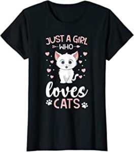 camiseta negra niñas con gato