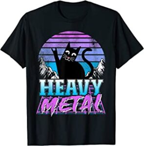camiseta negra mujer con gato