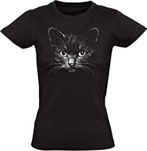 camiseta con gato niña