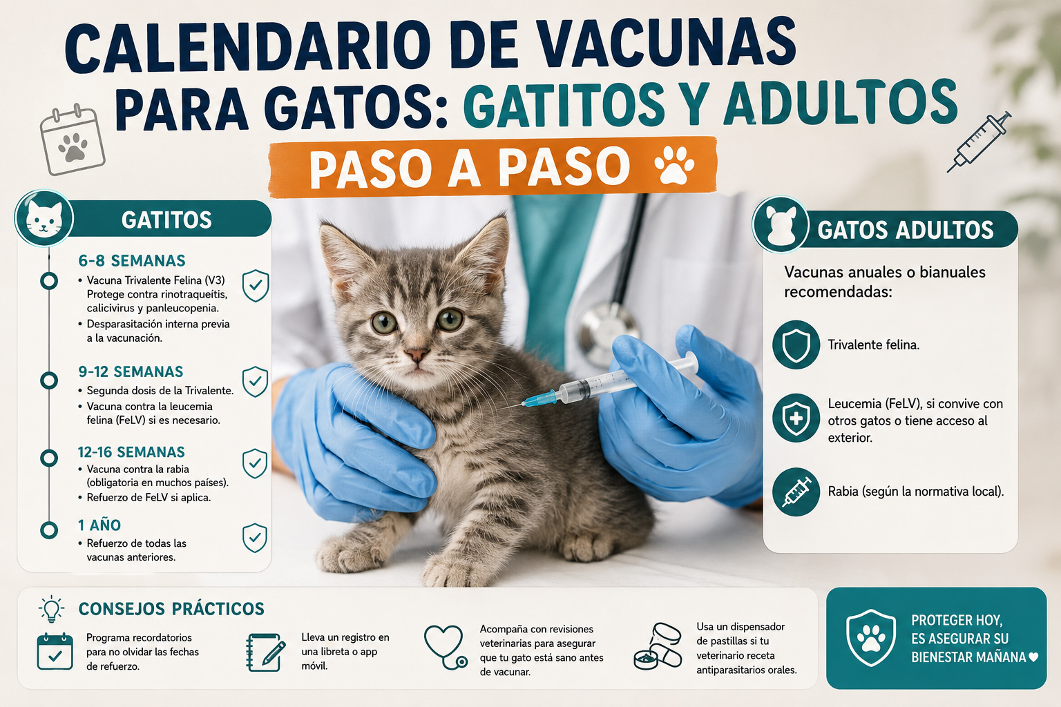 vacunas para gatos