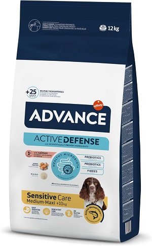 pienso Advance Adult Sensitive con salmón para perros con piel o estómago sensible
