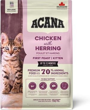 Pienso Acana First Feast para gatitos con pollo y arenque