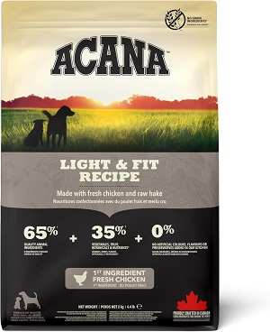 Pienso Acana Light & Fit para el control de peso en perros con sobrepeso