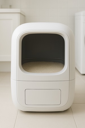 Arenero de gato automático e inteligente