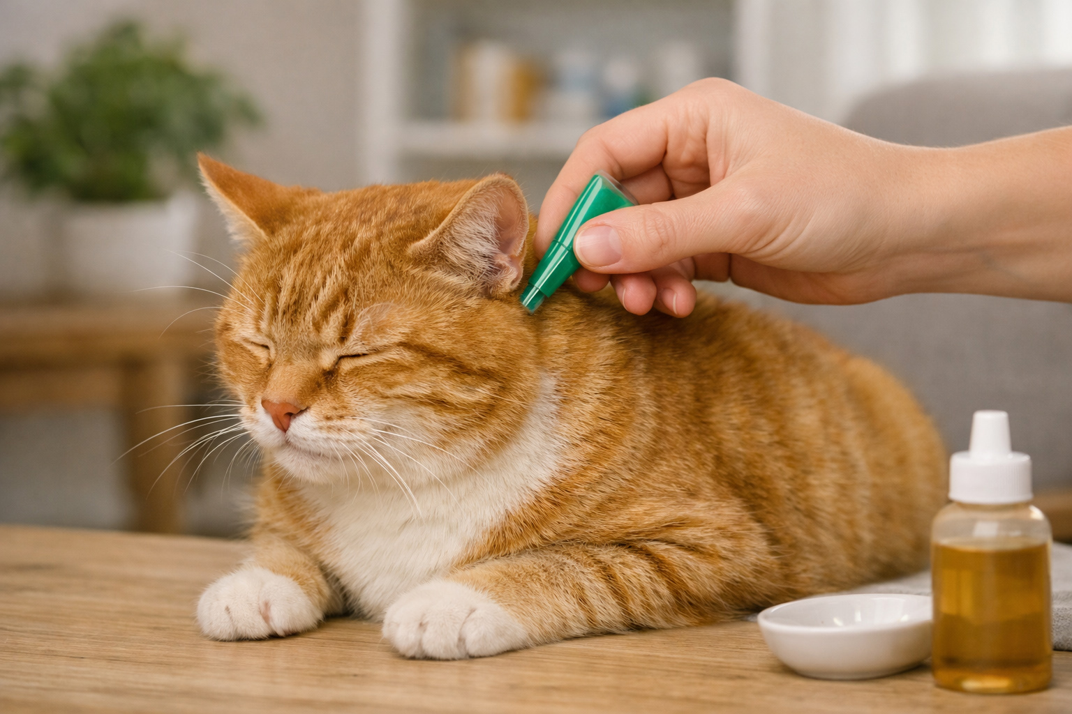 desparasitación en gatos