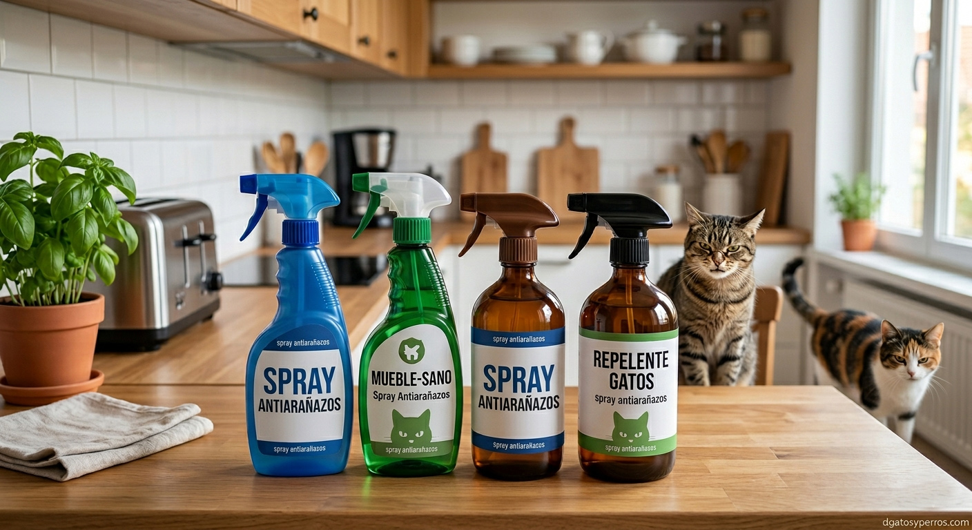 Sprays antiarañazos para gatos