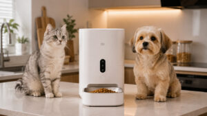 comedero automático para mascotas
