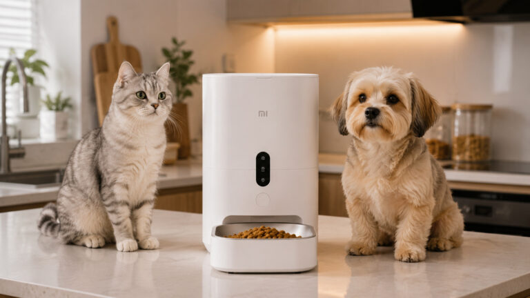 comedero automático para mascotas