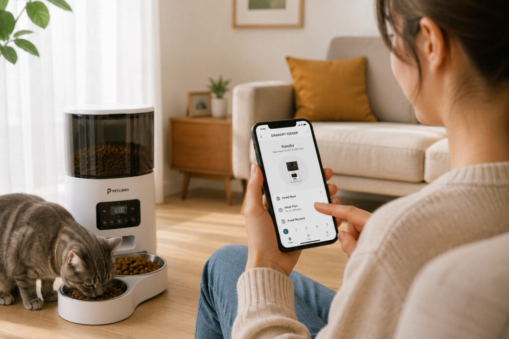 comedero automático mascotas