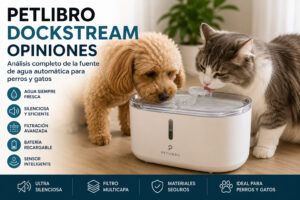 Fuente de agua para mascotas