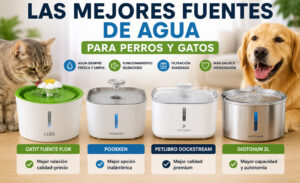 Las mejores fuentes para mascotas