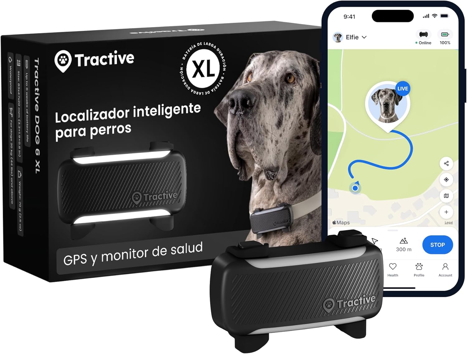 Tractive GPS para perros
