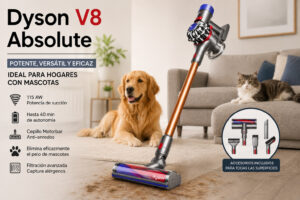 ideal para hogares con mascotas
