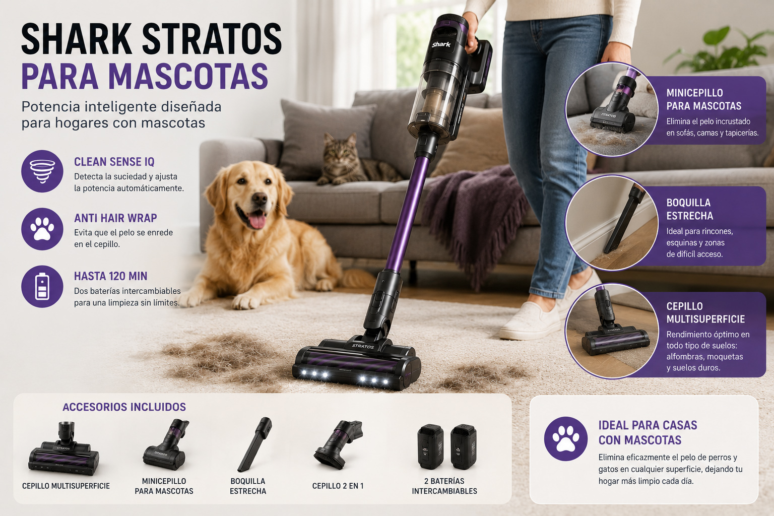 aspiradoras para pelo de mascotas