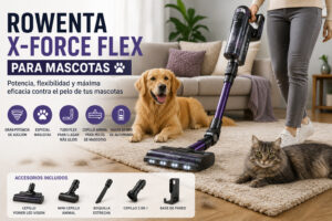 Aspiradora Rowenta X-Force Flex para mascotas