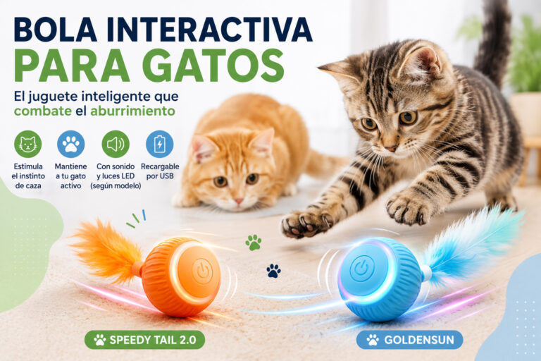 bola interactiva para gatos