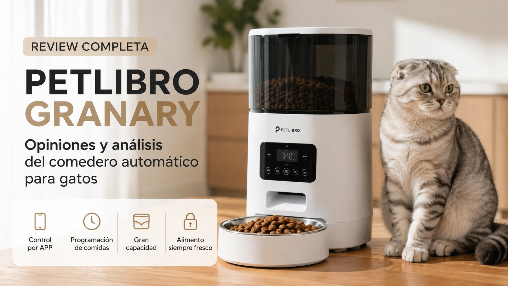 PETLIBRO Granary opiniones